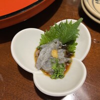 土佐料理 祢保希 銀座店 - どろめの先付け