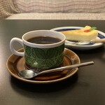 Karugamo coffee - ベイクドチーズケーキ＋Coffee set（900円）