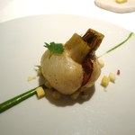 レフェルヴェソンス - 蕪とイタリアンパセリのエミュルジョン