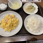 中華料理 美中味 - スープ　サラダ　杏仁豆腐付き