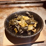 広島流 お好み焼き 鉄板料理 がんす - 広島菜漬け