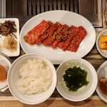 焼肉レストラン 米内 - 極上カルビ定食