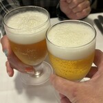 ル・マルカッサン - 先づはビールで乾杯