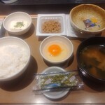Yayoi Ken - 納豆朝食生卵付・410円