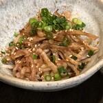 鳥善 鳥ふじ - 炙り鶏皮ポン酢