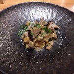 IL TEATRINO DA SALONE - タリアテッレ　ホロホロ鳥　八色椎茸（2023.11）