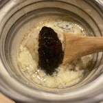 鮨結う翼 - 追加でシャリと海苔を追加　まぜまぜ