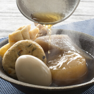 recommendation! [New specialty oden] Golden dashi with Ichiban dashi and Oigatsuo!