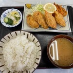 第一食堂 - カキフライ定食740円