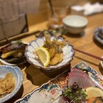 Sushi To Oden Ninoya - 芝海老の唐揚げ