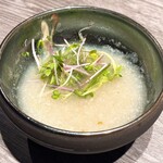 牛に金棒 - 近江牛特上サーロイン　洗い出汁