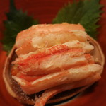 車力門 ちゃわんぶ - 25年11月　兵庫県香住　香箱蟹　生姜風味