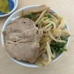 ラーメンの百番 - 小ライスでオリジナル丼