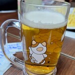 カラオケ本舗まねきねこ - 生ビール   コップが軽い