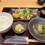 骨付き鶏 樹 - 大和鶏和風油淋鶏定食