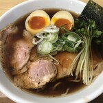 ごえちゃんらーめん - 煮玉子&チャーシュー らーめん 800円