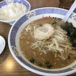 Ramen Karaku - 味噌ラーメンセット¥1,000- ※これに餃子3個