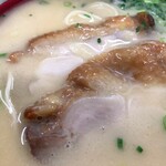 鶏白湯ラーメン 一ノ瀬 - 鶏ももチャーシュー