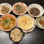 Kino Kawa - 1,000円おまかせ簡単ランチ（税込1,100円）※これに枝豆が付きます。