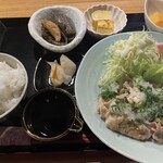 Shokusai Bishu Yashima - 日替り 豚おろしポン酢定食850円