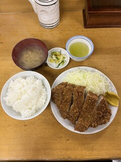 とんかつ いちかつ - ロースかつ定食（大）