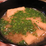 車力門 ちゃわんぶ - 25年11月　揚げの味噌汁