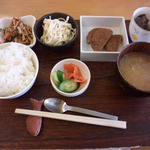 甘味処 こまめ - 本日の定食６００円（コーヒーつき７００円）