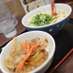 Inaba Udon - ハーフ牛丼セット