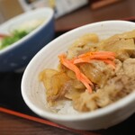 Inaba Udon - ハーフ牛丼