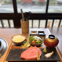 厚切り近江牛サーロイン焼肉膳ランチ