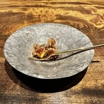 温石 - 胡桃の小菓子で〆ました。