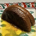 温石 - 大きな肉厚の椎茸で、伊勢海老のお味噌を楽しみます