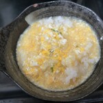 めし処　いち膳 - ごはんにとろ玉ラーメンのスープをかけて雑炊風に