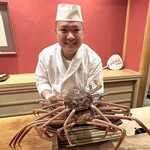 東茶屋 なかむら - 笑顔のお弟子さん　ずわい蟹