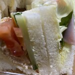 ケーワン - ツナサンドとハムサンド