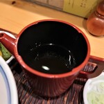 蕎麦懐石 茅場町 更科 - 出汁