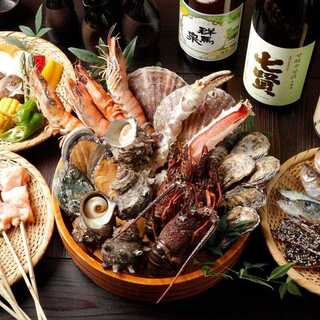 "Enjoy Freshly Caught Seafood and Sake Delivered Directly from the Fishing Port"