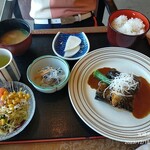 Miyazaki Reikusaido Gorufu Kurabu - サバ味噌煮定食1,750円