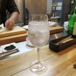 地酒とイタリアン　RISONI - 炭酸水でＣランチ開始！