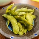 道後麦酒館 - 枝豆をアテに