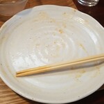 キッチン ブルー グローブ - 最後の最後はパンで、ソースを拭き取ります、ごちそうさま！