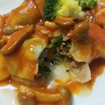 キッチン ブルー グローブ - マウルタッシェンをカット