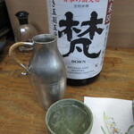 割烹　間海 - 梵 純米55磨き五割五分 冷酒