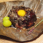 神保町 傳 - 「ボクのハンバーグ長谷川」鴨のミンチを使ったもの。