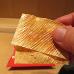 神保町 傳 - この湯葉をちらして・・・