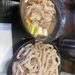 豚や - 豚肉汁うどん黒