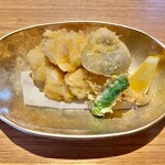 鮎の庄 - 鯉の白子天ぷら