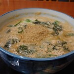 薮伊豆総本店 - 胡麻そば　あったかいの。