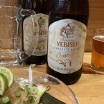 焼きもの家 慶 - これが2023年の末に居酒屋慶で行われたエビスオランジェキャンペーンの最後の一本である^_^。