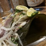 焼きもの家 慶 - ぶりしゃぶの下敷きになっていた昆布が、ハンパなく美味しかった^_^